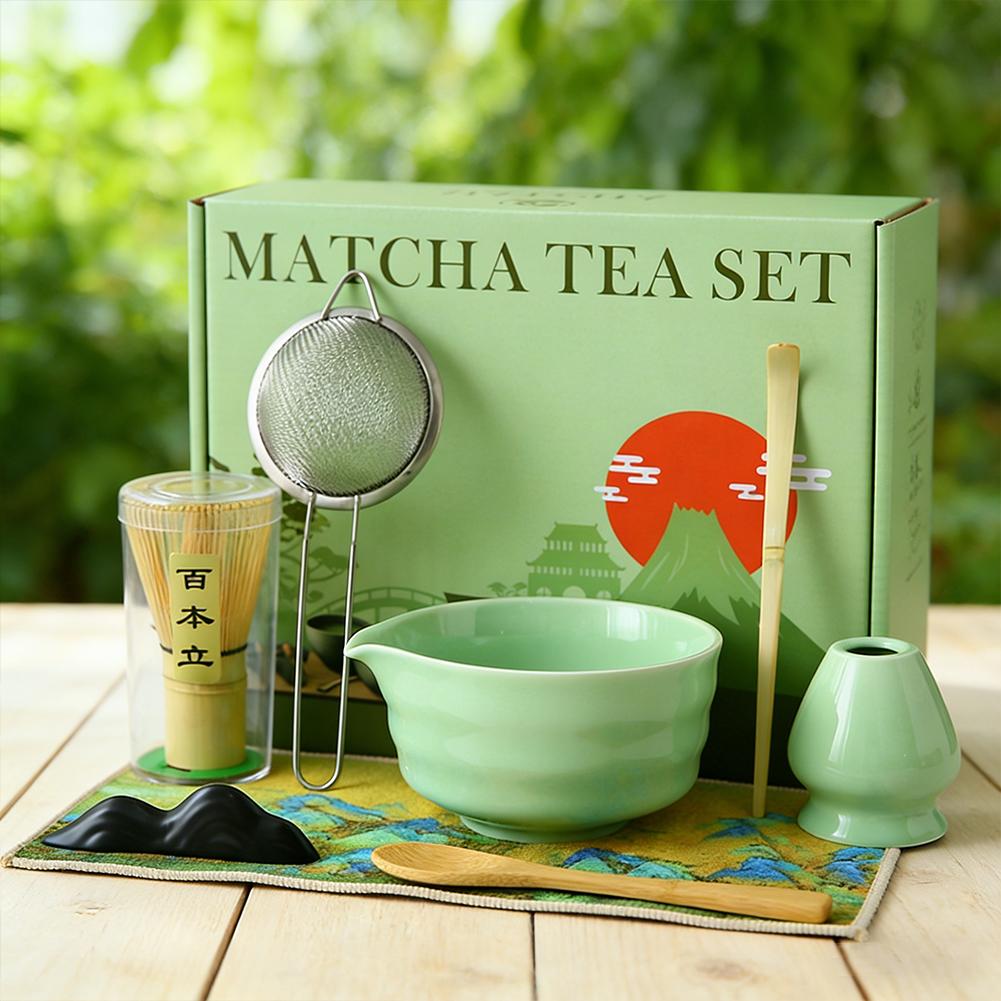 Bamboo Whisk Chasen - Set Autentico Giapponese per Tè Matcha,
