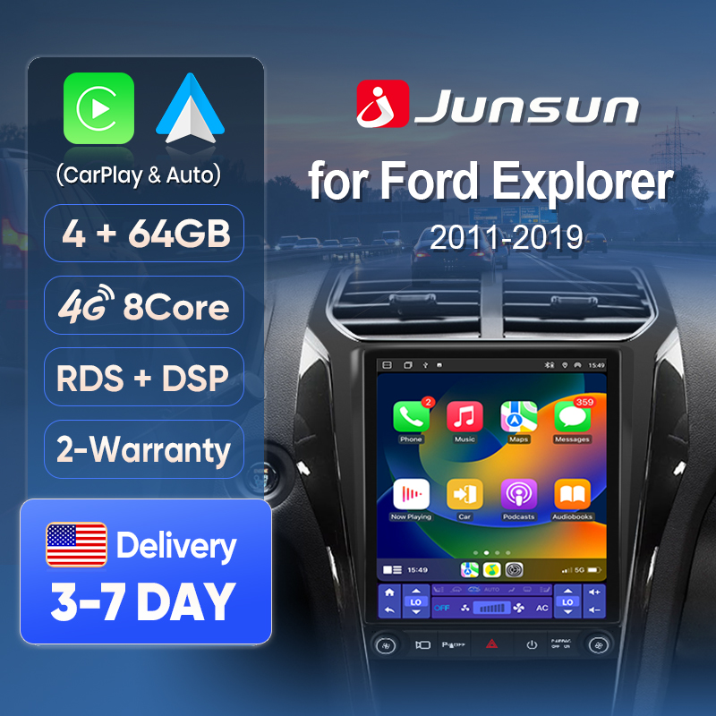 Japanese Lifestyle Products - Schermo CarPlay Wireless Junsun per Ford