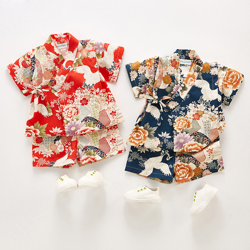 Kimono Yukata Cotton - Abbigliamento Estivo per Bambini Yukata, Kimono