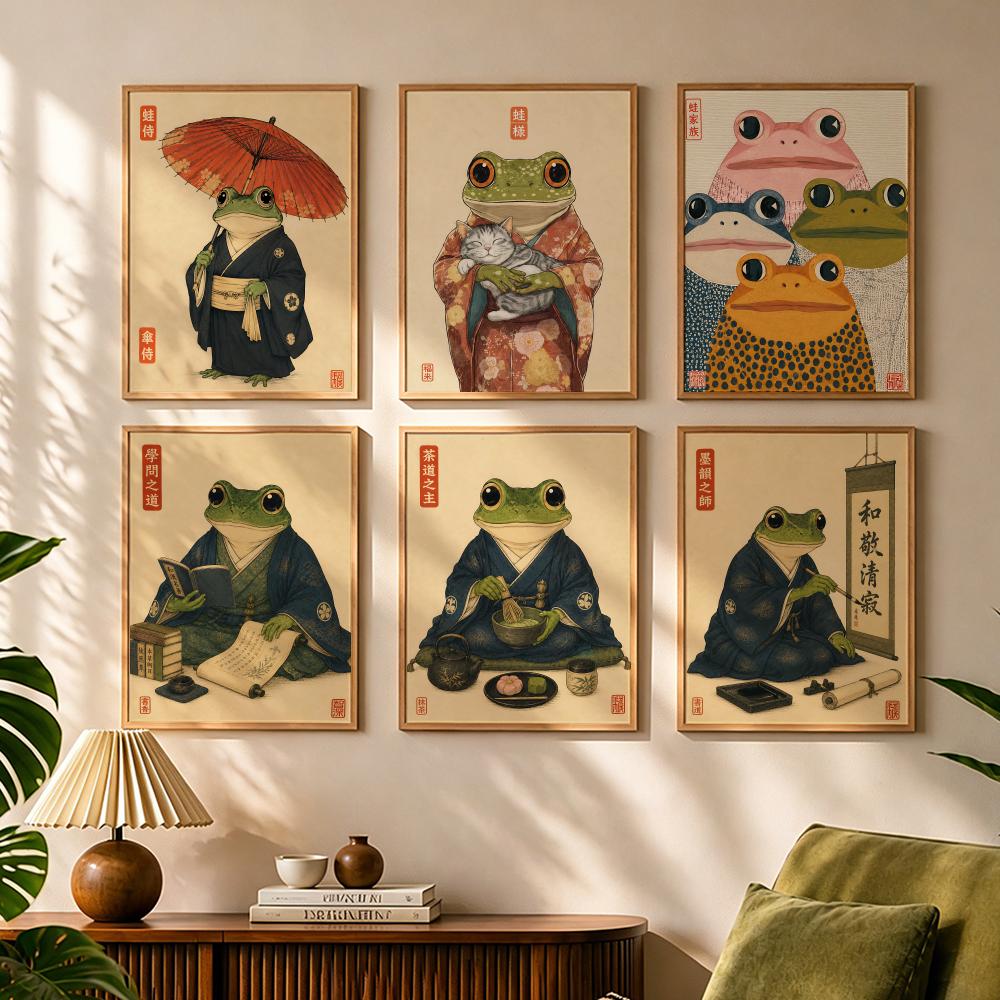 Japanese Lifestyle And Culture - Poster su tela con pittura e