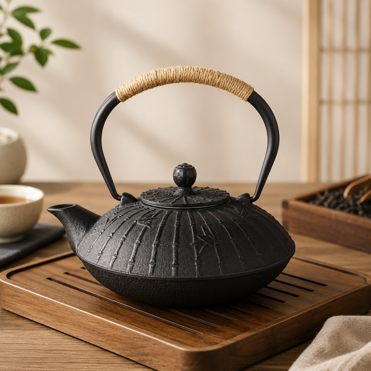 Cast Iron Tetsubin - Teiera Retrò in Ghisa da 900ml,
