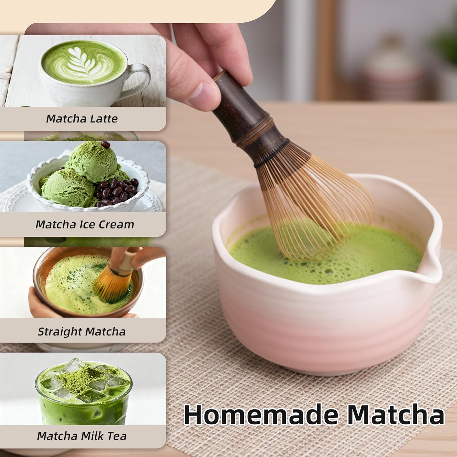 Bamboo Whisk Chasen - Shin Chasen Frusta Matcha in bambù