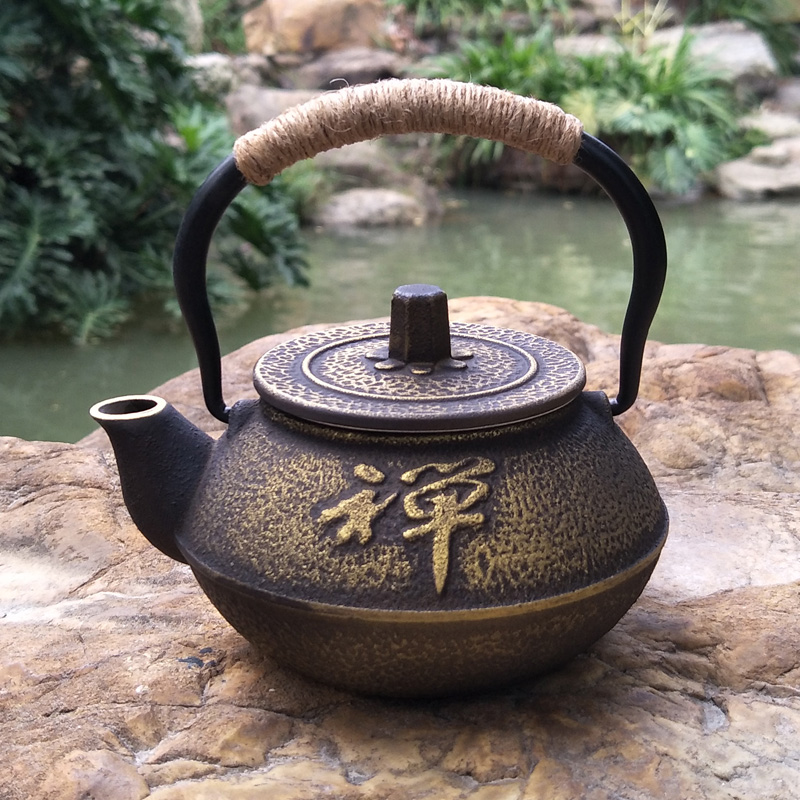 Cast Iron Tetsubin - Teiera In ghisa Giapponese Tetsubin Bollitore