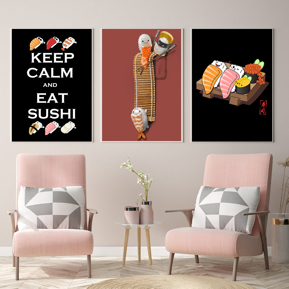 Japanese Living Lifestyle - Stile giapponese Ramen Sushi Cartoni animati