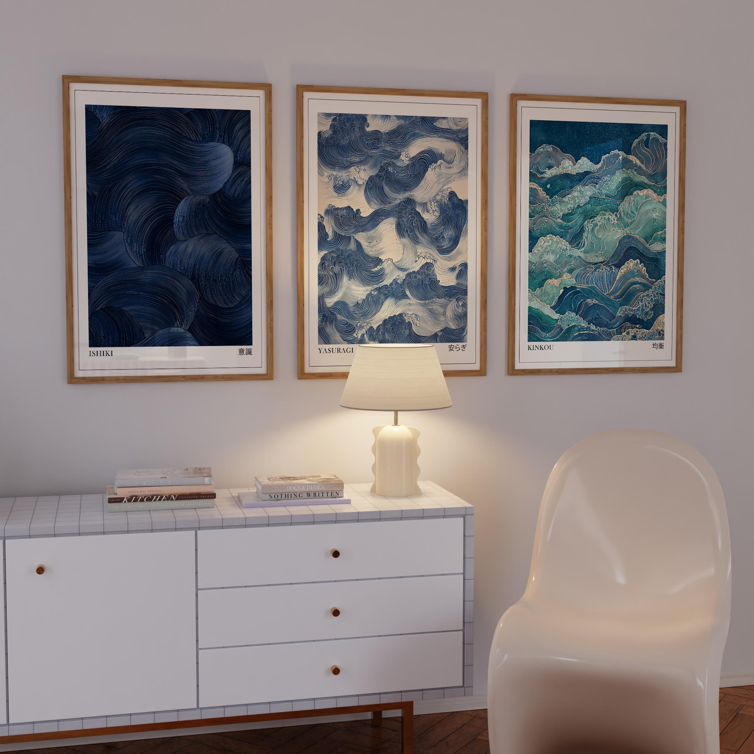 Japandi Wall Art Set di 3, sta - Japanese Living Lifestyle recensione e prezzo
