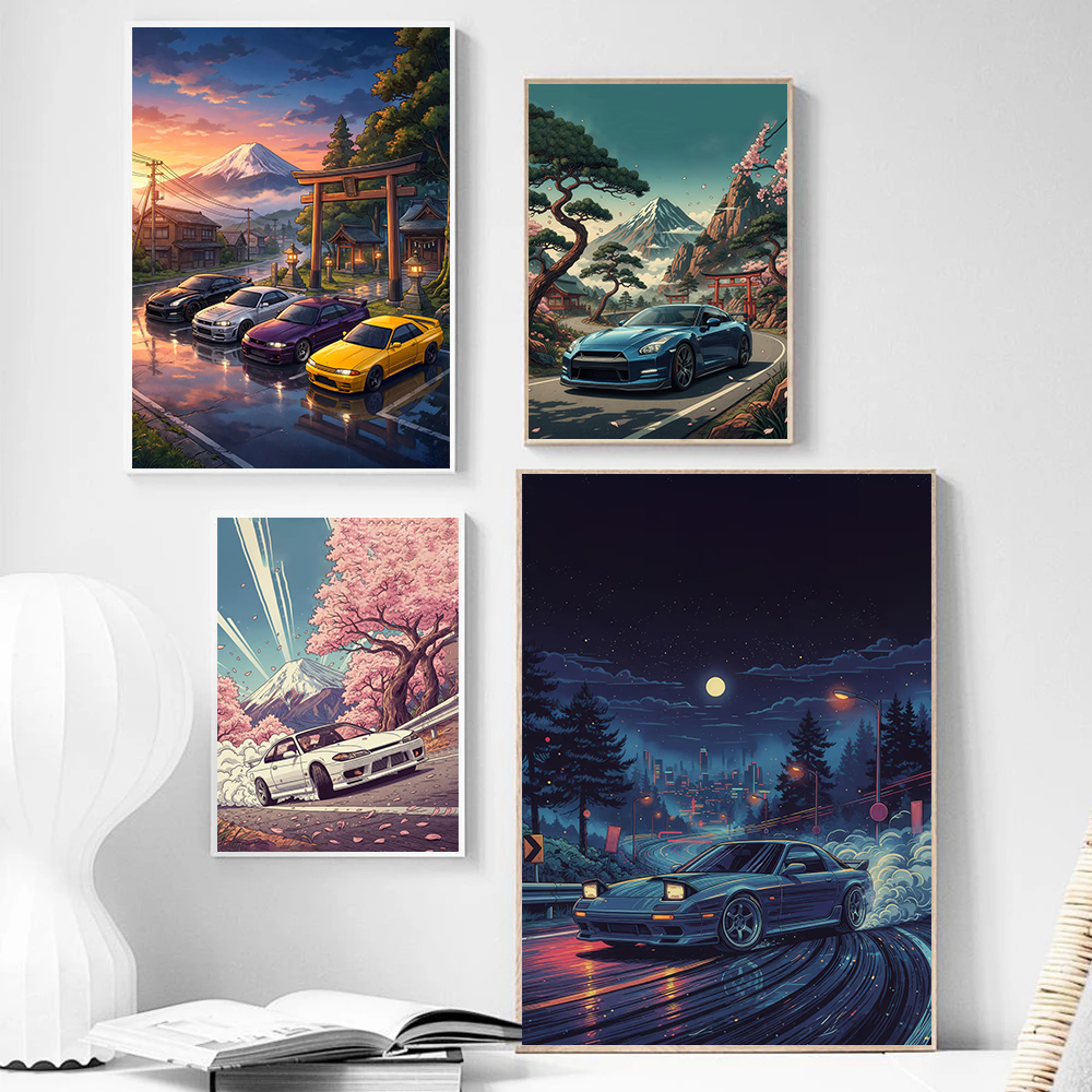 Poster di auto sportive di lus - Japanese Living Lifestyle recensione e prezzo