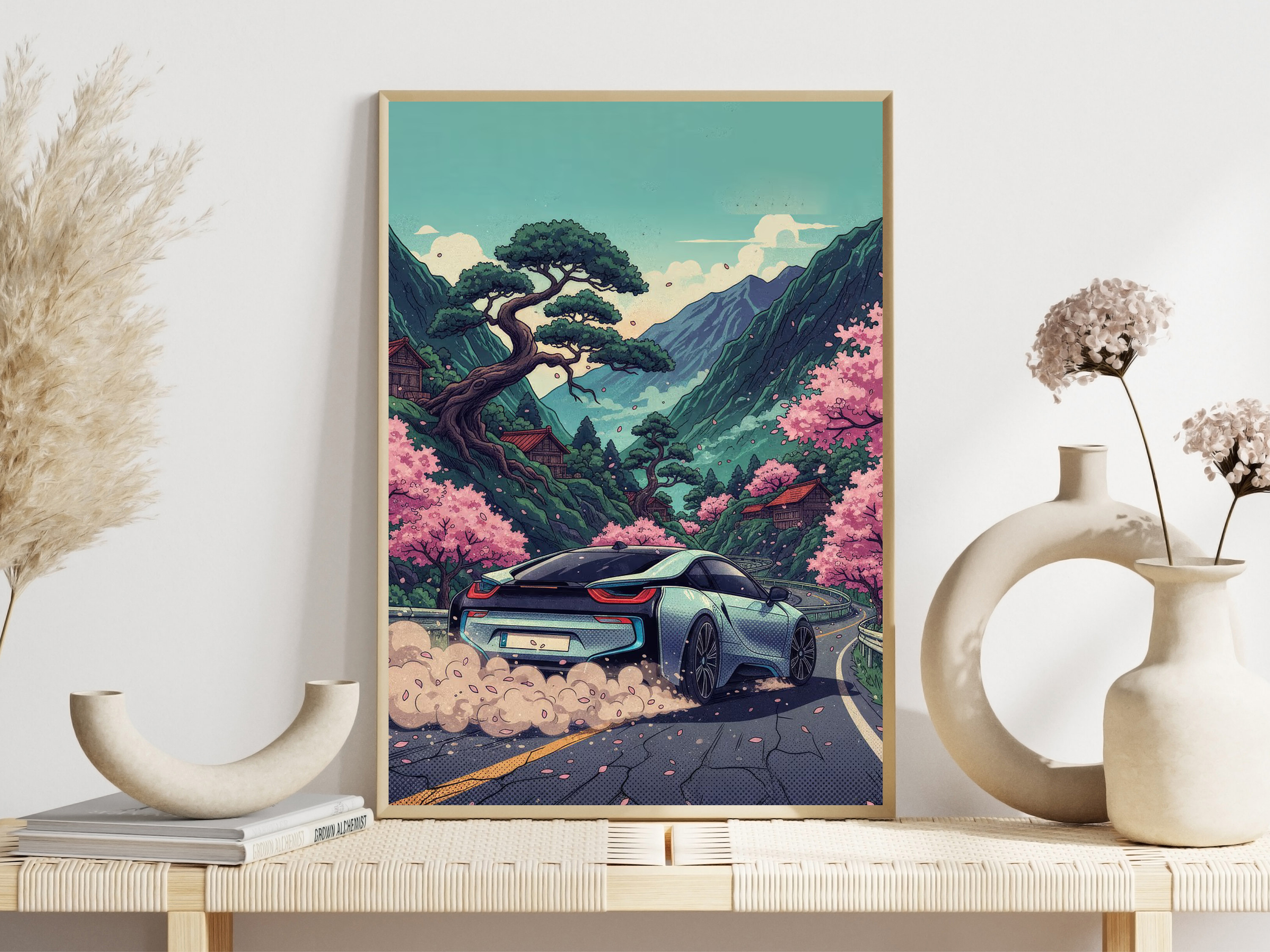 Poster di auto sportive di lus - Japanese Living Lifestyle recensione e prezzo