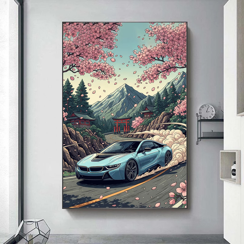 Poster di auto sportive di lus - Japanese Living Lifestyle recensione e prezzo