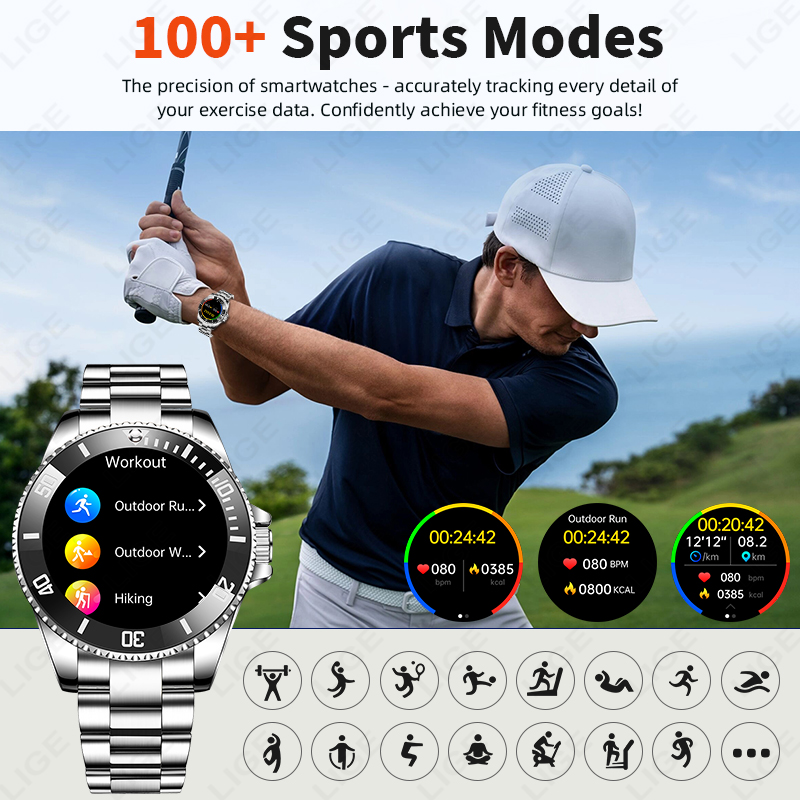 Nuovo Smartwatch di Lusso LIGE - Japanese Luxury Lifestyle recensione e prezzo
