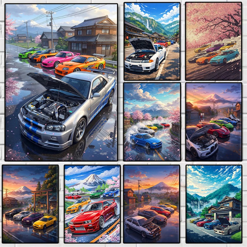 Poster Anime Giapponese JDM Ca - Japanese Living Lifestyle recensione e prezzo