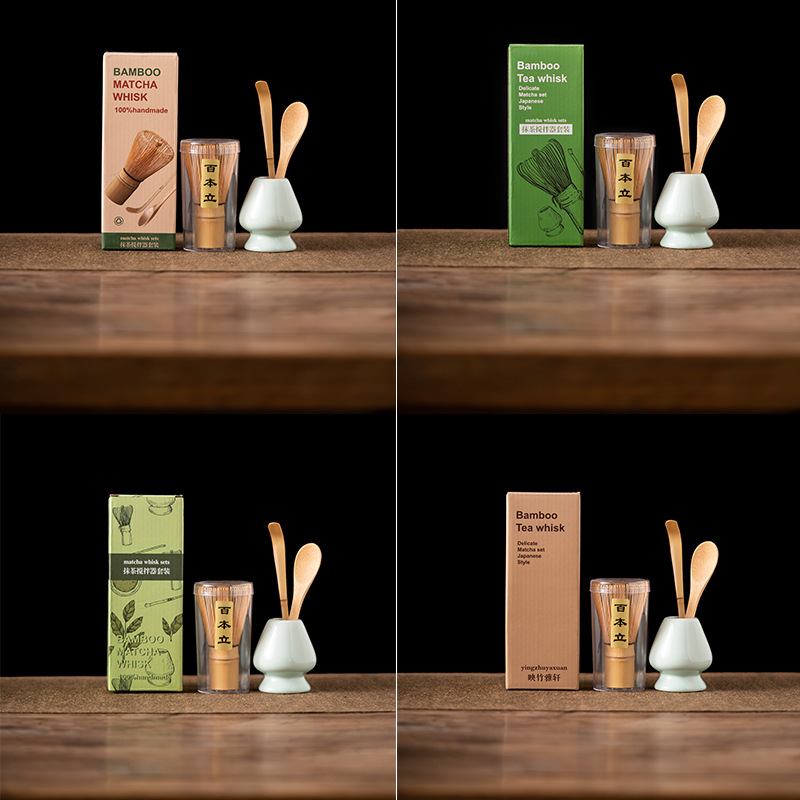 Set di 4 fruste per matcha in  - Bamboo Whisk Chasen recensione e prezzo