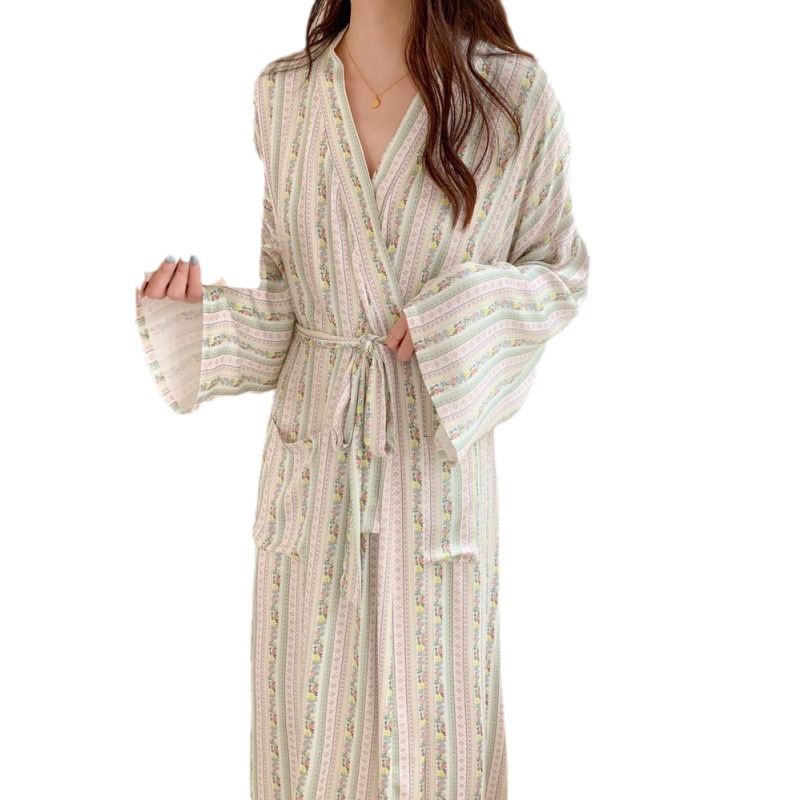 Coreano Ins Kimono Robe Pigiam - Kimono Yukata Cotton recensione e prezzo