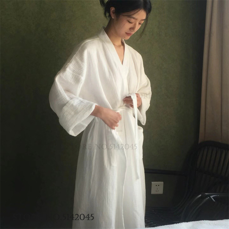 Accappatoio Lungo in Garza di  - Kimono Yukata Cotton recensione e prezzo