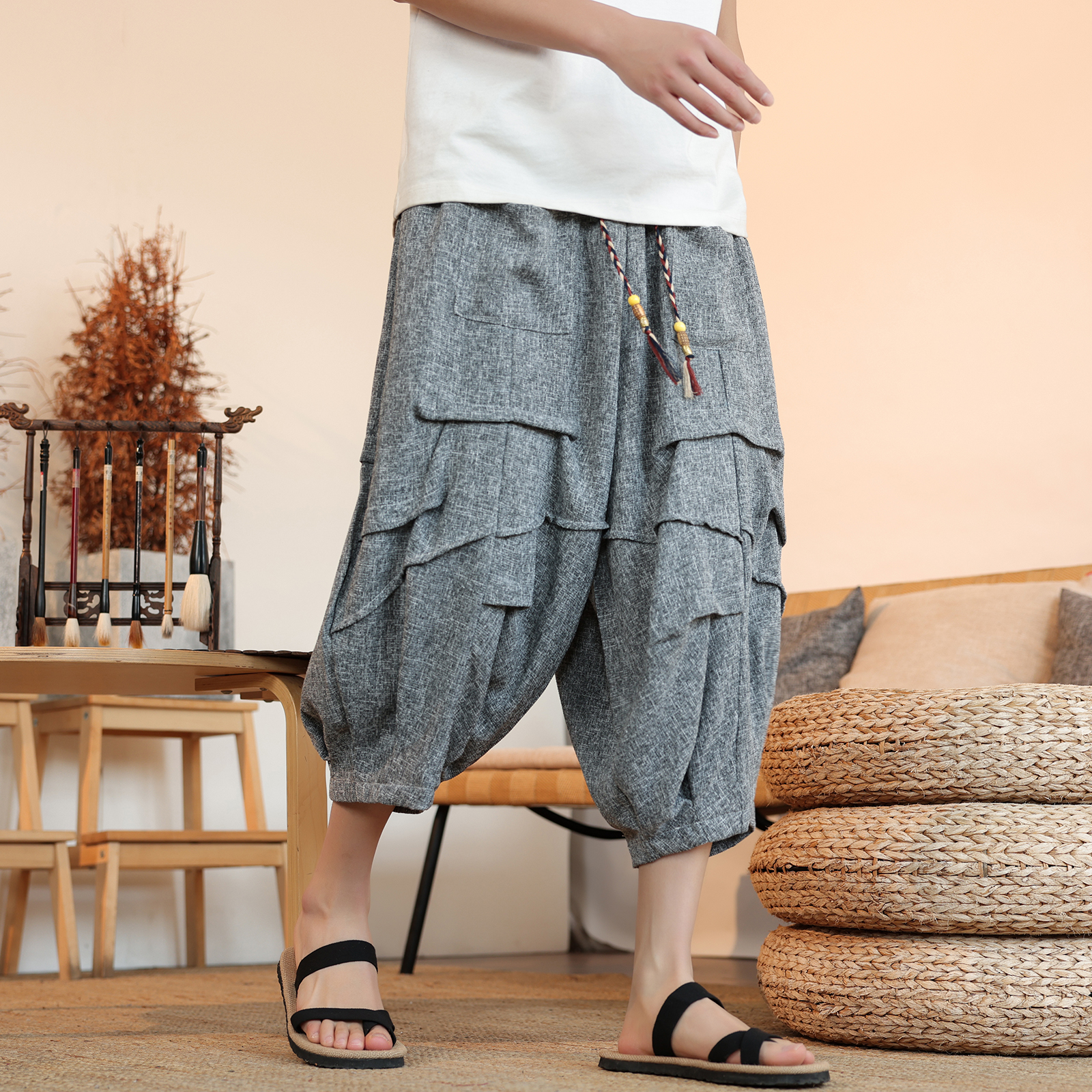 Pantaloni lanterna estivi da u - Kimono Yukata Cotton recensione e prezzo