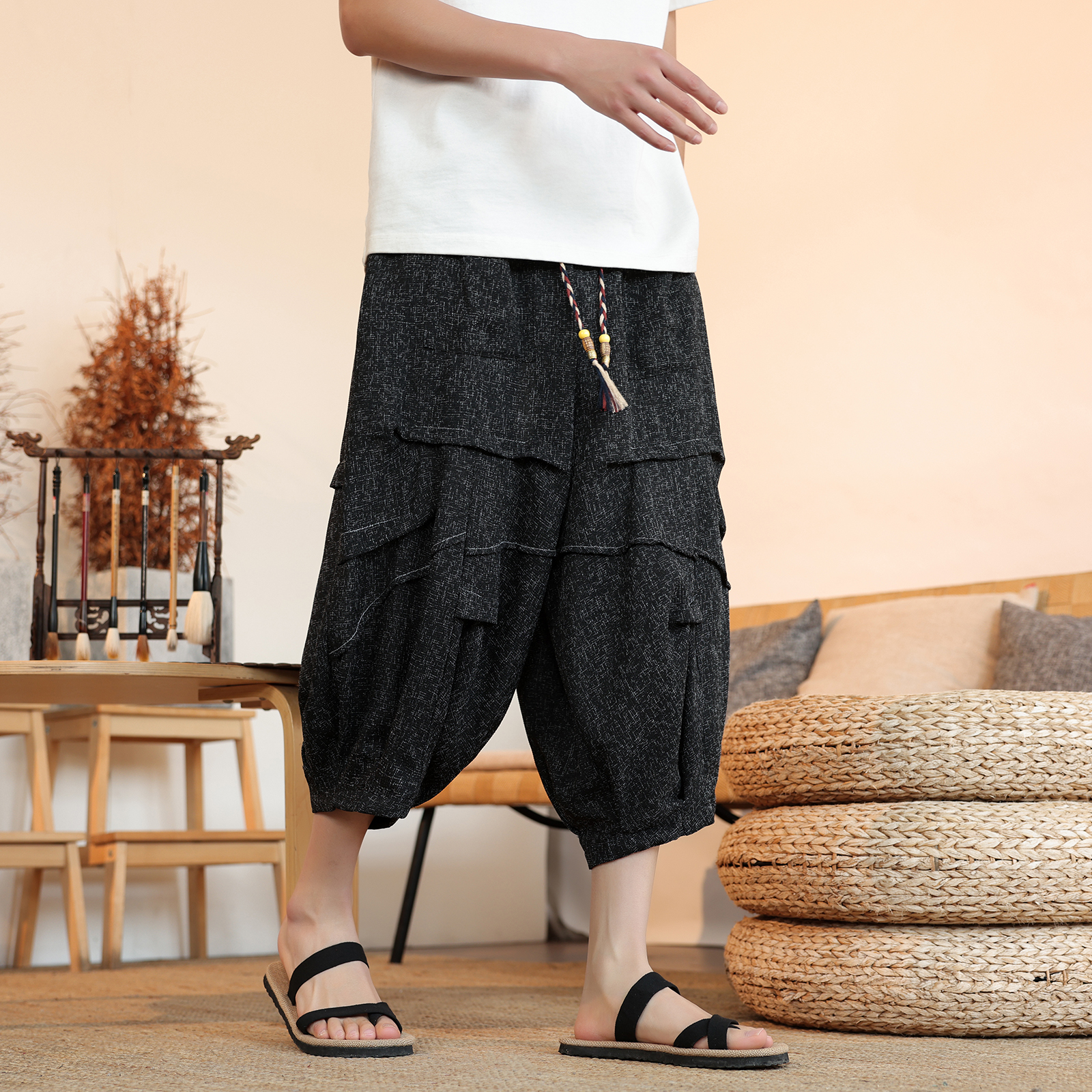 Pantaloni lanterna estivi da u - Kimono Yukata Cotton recensione e prezzo