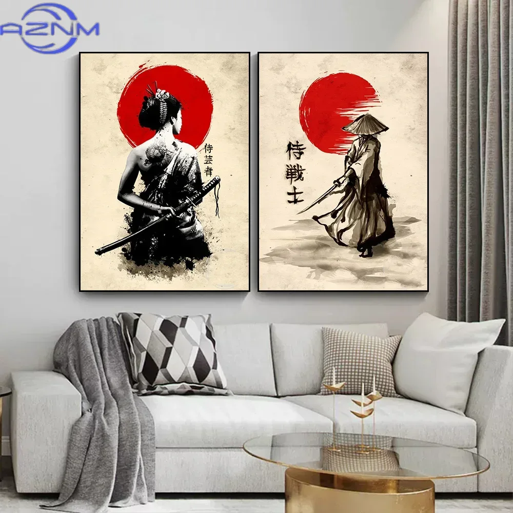 AZNM Dipinto su tela Samurai g - Japanese Living Lifestyle recensione e prezzo