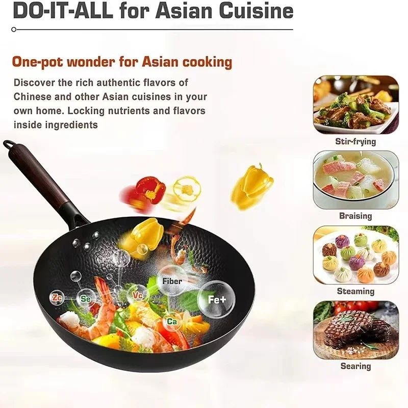 Padella Wok in ferro di alta q - Cast Iron Tetsubin recensione e prezzo