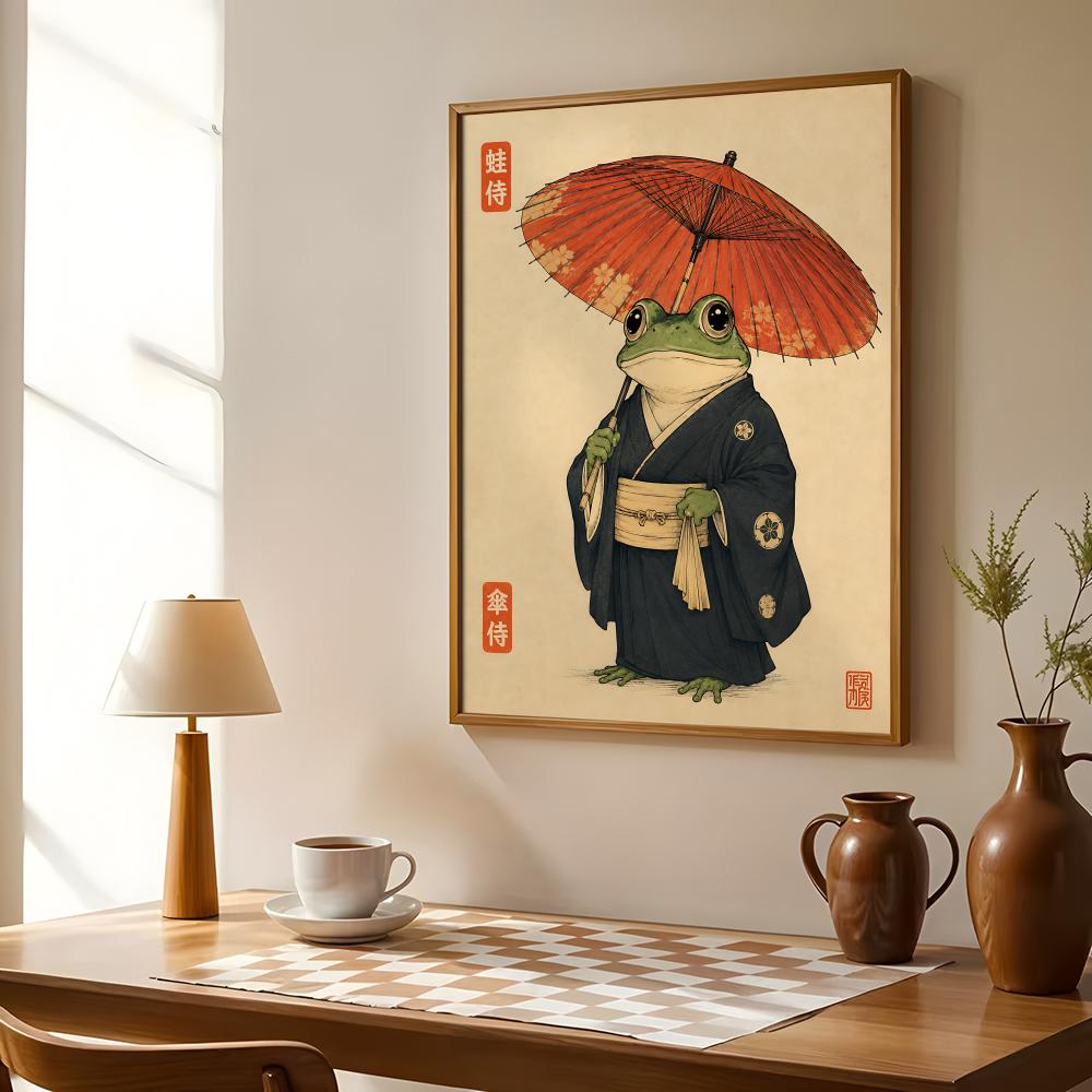 Poster con rana giapponese, st - Japanese Lifestyle And Culture recensione e prezzo