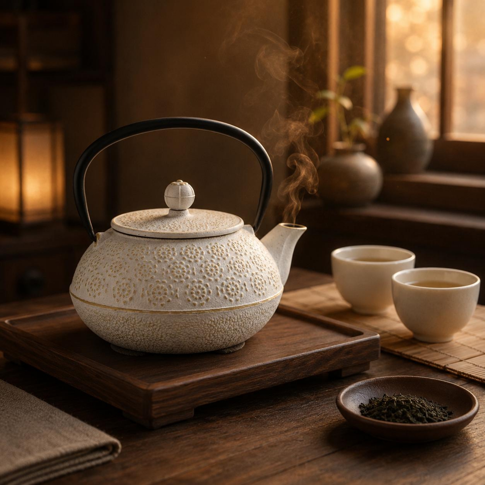 Teiera in ghisa maculata con c - Cast Iron Tetsubin recensione e prezzo