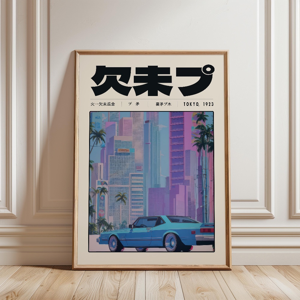 Poster Retrò Tokyo Vaporwave P - Japanese Lifestyle And Culture recensione e prezzo
