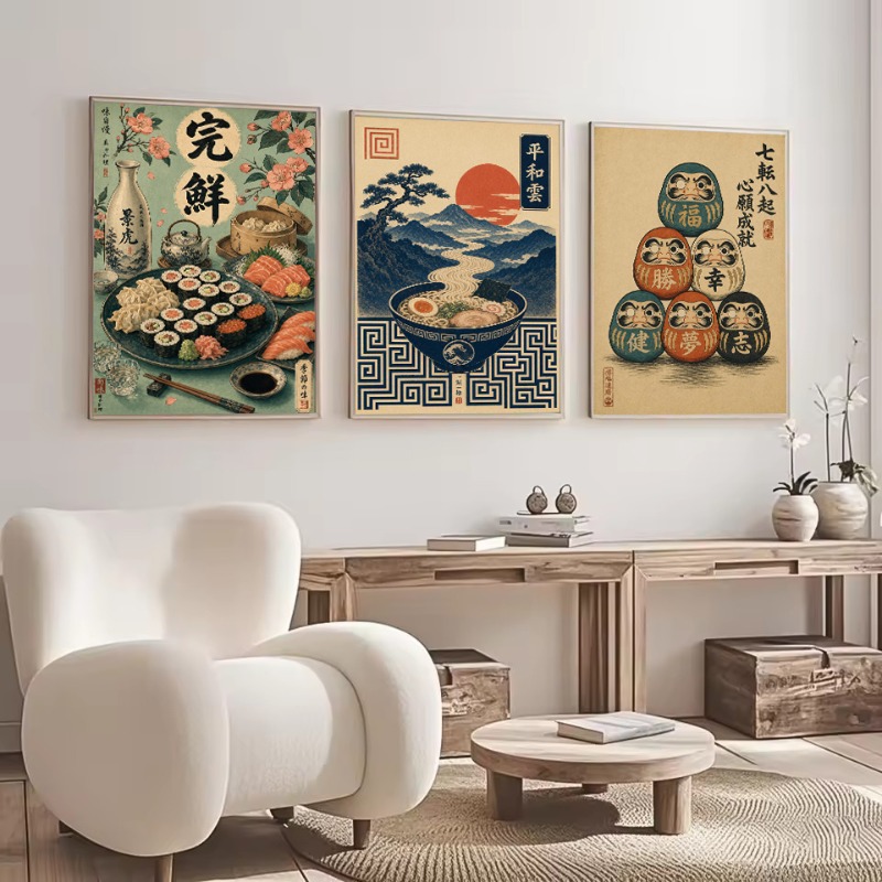 Poster Vintage Minimalista con - Japanese Lifestyle And Culture recensione e prezzo