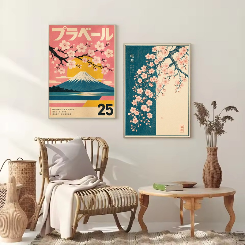 Poster Vintage Minimalista con - Japanese Lifestyle And Culture recensione e prezzo